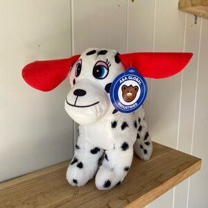 Dalmatian Dog Toy - Red and White